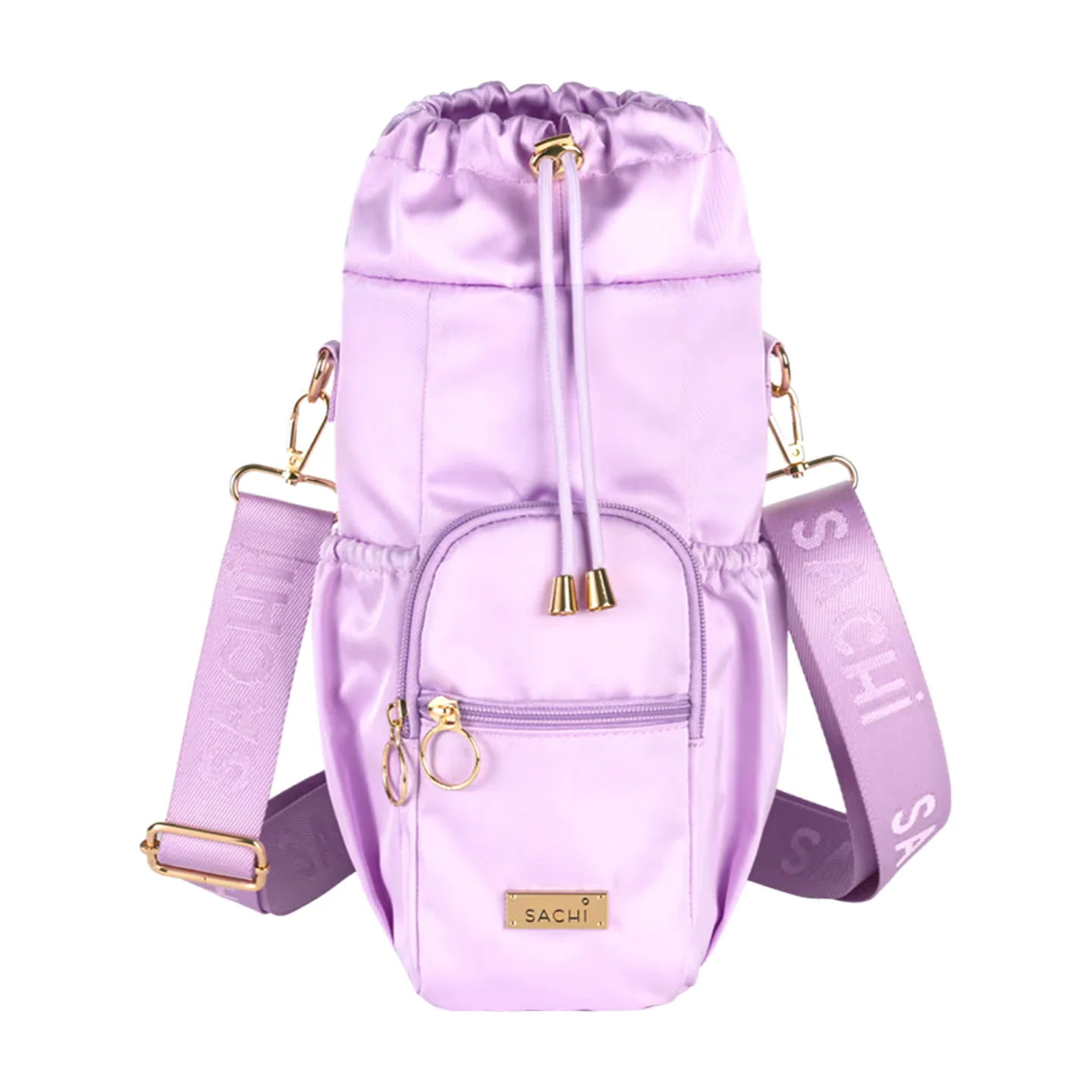 SACHI CROSSBODY INSULATED BOTTLE BAG ORCHID