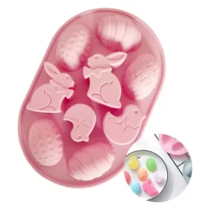 SILICONE MOULD CHICK BUNNY EGG - CAKE CRAFT