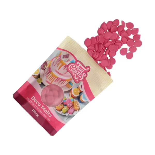 MELTS DECO 250G PINK - FUNCAKES