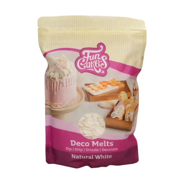 MELTS DECO 250G WHITE - FUNCAKES