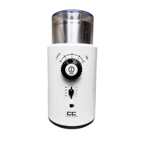 COFFEE GRINDER ELECTRIC WHITE - COFFEE CULTURE