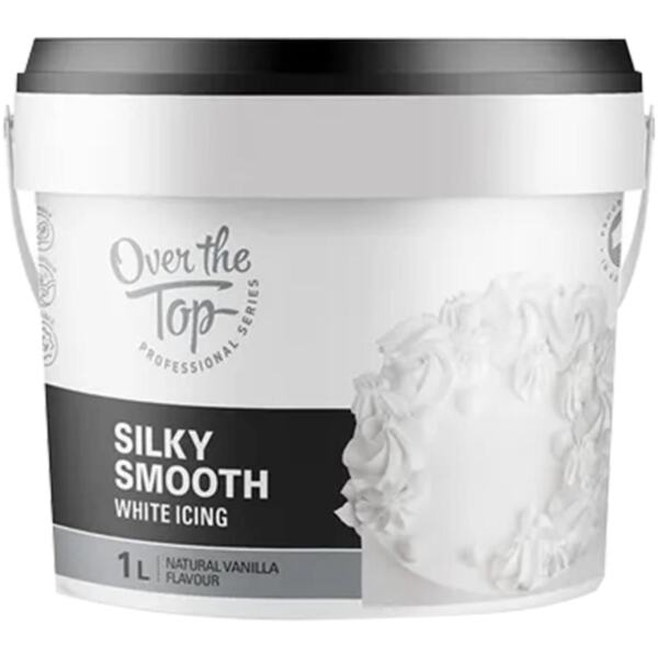 BUTTERCREAM SILKY SMOOTH WHITE 1LTR- OVER THE TOP