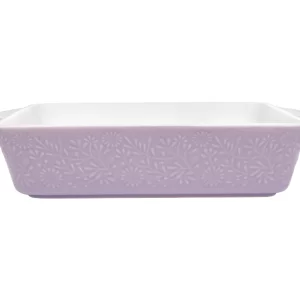 BAKER BLOOMS RECT 32X22 LILAC - MAXWELL & WILLIAMS