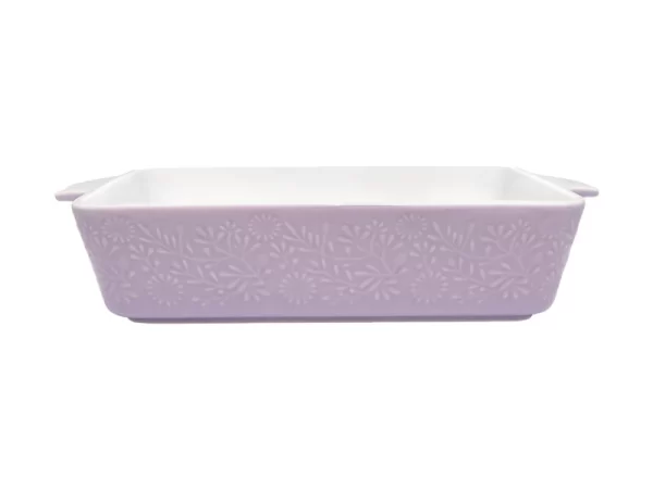 BAKER BLOOMS RECT 32X22 LILAC - MAXWELL & WILLIAMS