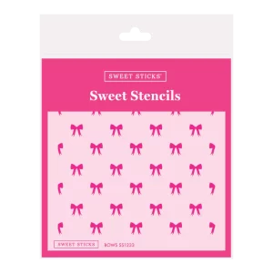 STENCIL - BOWS - SWEET STICKS