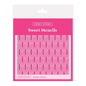 STENCIL - GRAND CHEVRON - SWEET STICKS