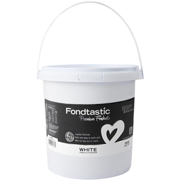 FONDANT WHITE 5KG - FONDTASTIC