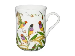 LYRIC MUG GOULDIAN FINCH 330ML - M&W