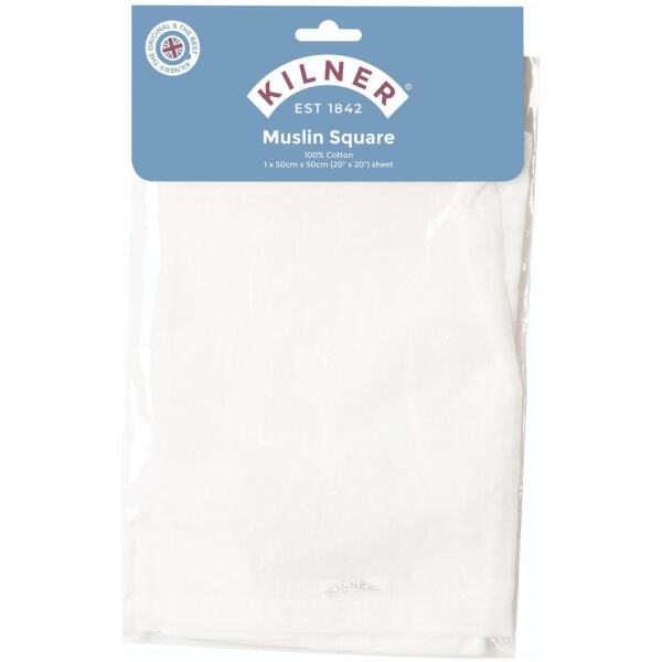 BUTTER MUSLIN SQUARE 50X50CM - KILNER