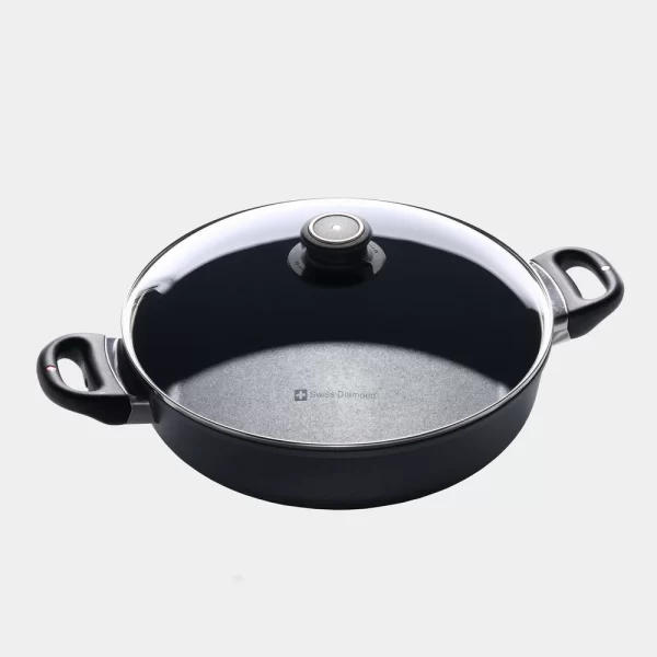 SWISS DIAMOND SAUTUESE WITH LID INDUCTION 28CM 3.5L - SWISS DIAMOND