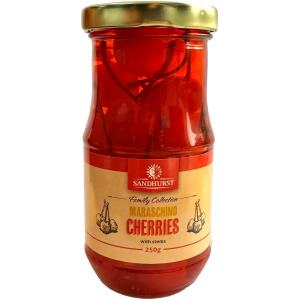 MARASCHINO CHERRIES 250G - SANDHURST
