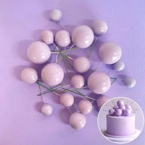 BALL TOPPER LAVANDER MATTE 20PC - ICONIC