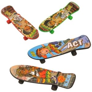 CAKE TOPPER SKATEBOARD PACK/4 - IGDESIGN