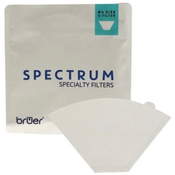 COFFEE PAPER FILTER U SHAPE #2 100PK - BRUER