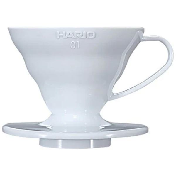 DRIPPER V60 PLASTIC WHITE 1-2CUPS - HARIO