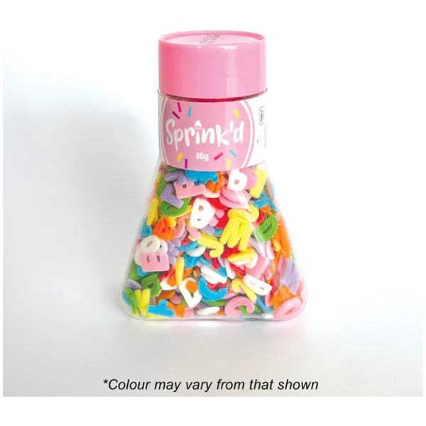 ALPHABET SPRINKLES 80g - SPRINKD