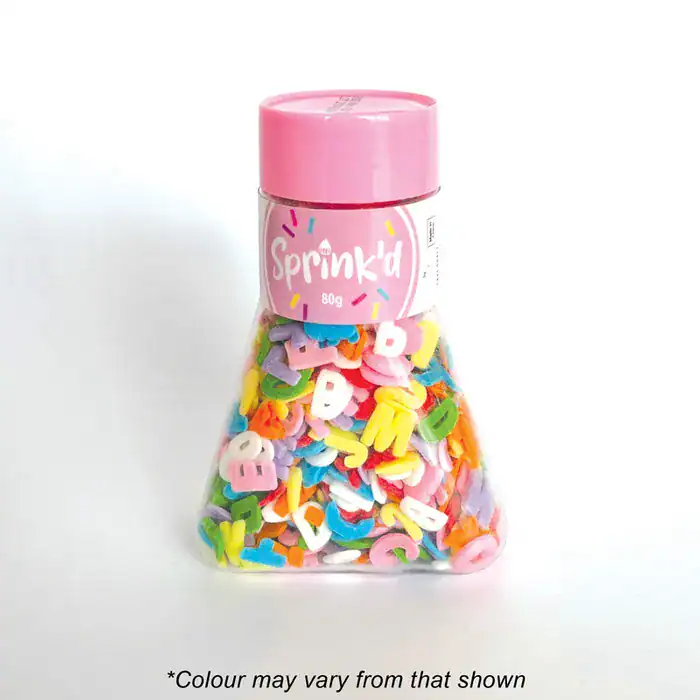 ALPHABET SPRINKLES 80g - SPRINKD
