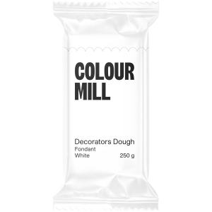 FONDANT 250G WHITE COLOUR MILL - LOYAL