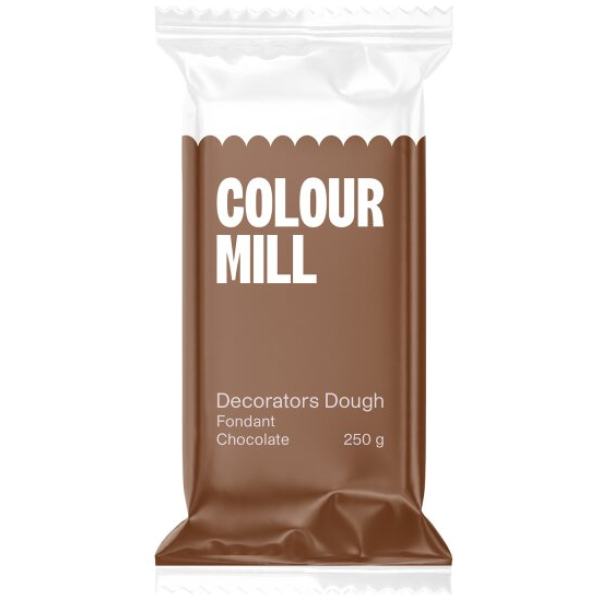 FONDANT 250G CHOCOLATE COLOUR MILL - LOYAL