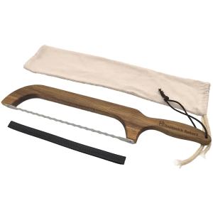 BREAD BOW KNIFE ACACIA WOOD - BRUNSWICK
