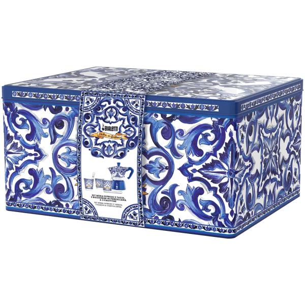MOKA 3 CUP + CUPS GIFT SET D&G BLUE - Image 2