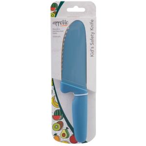 KIDS SAFETY KNIFE BLUE SERRATED BLADE - APPETITO