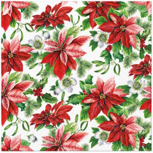 NAPKINS POINSETTIA - PAW