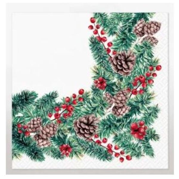 PAW NAPKINS WINTER BRANCHES