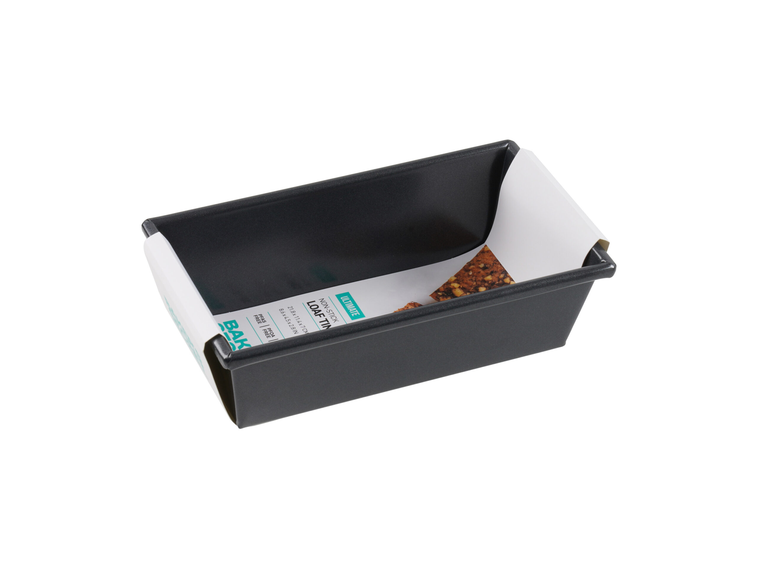 LOAF TIN BOX SIDED N/S 21.8X 11.4CM - BAKERS SECRET