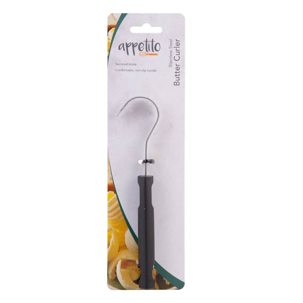 BUTTER CURLER S/S WITH BLK HANDLE - APPETITO
