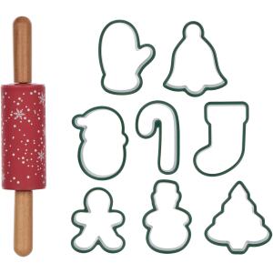 COOKIE CUTTER AND ROLLING PIN GIFT SET - DAVIS