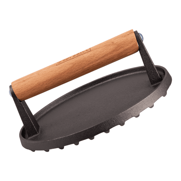 CAST IRON GRILL PRESS 17.5CM - URBAN GRILL