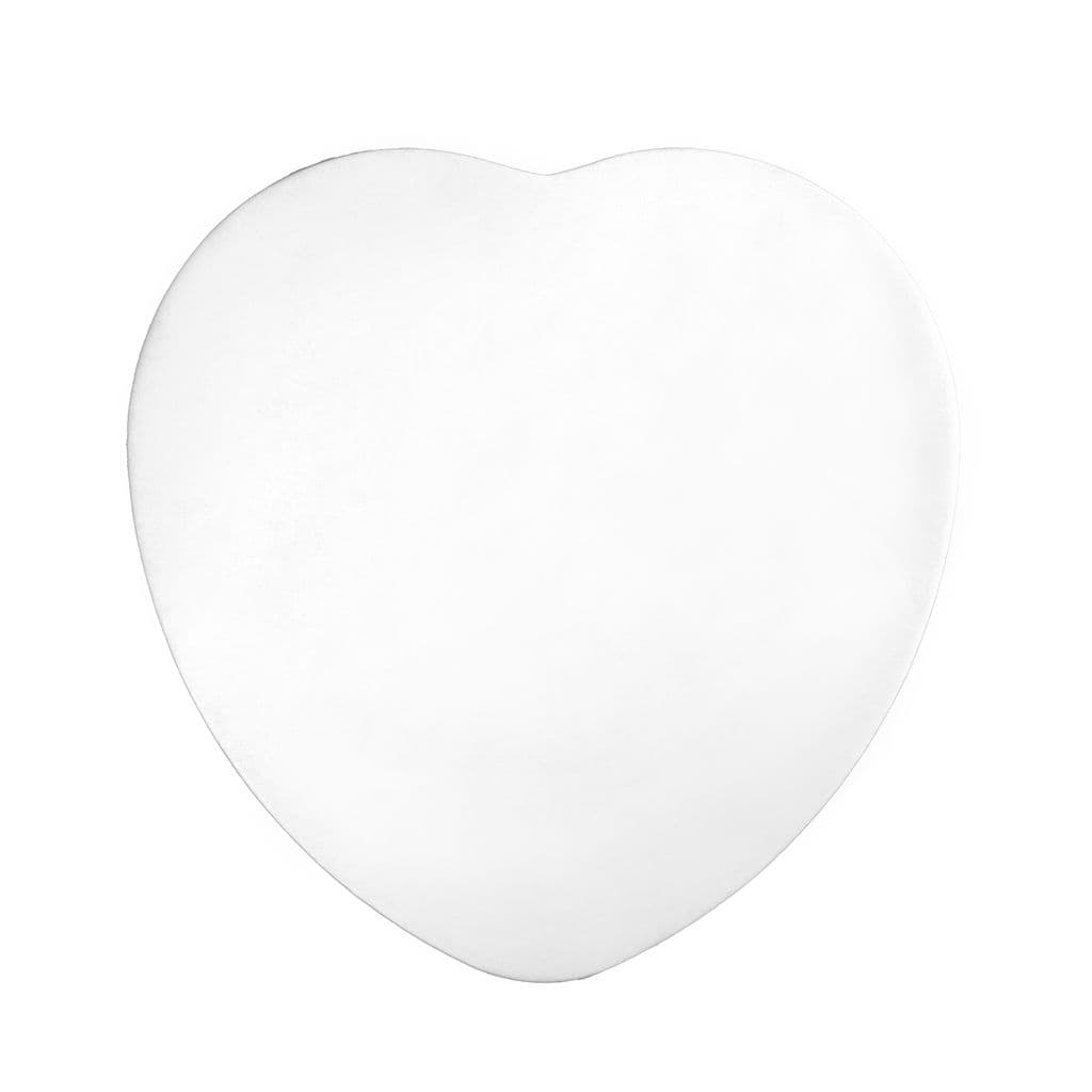 CAKE BOARD HEART 10" WHITE - MONDO - Image 2