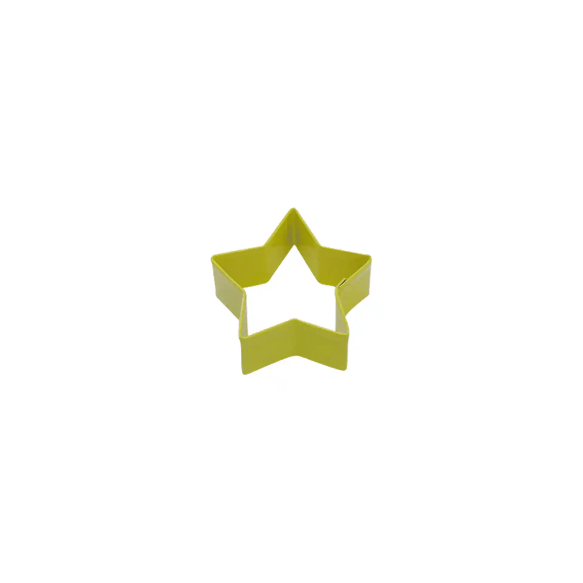 COOKIE CUTTER STAR YELLOW 9CM