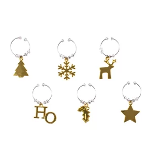 WINE CHARMS GOLDEN CHRISTMAS - AVANTI