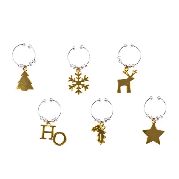 WINE CHARMS GOLDEN CHRISTMAS - AVANTI