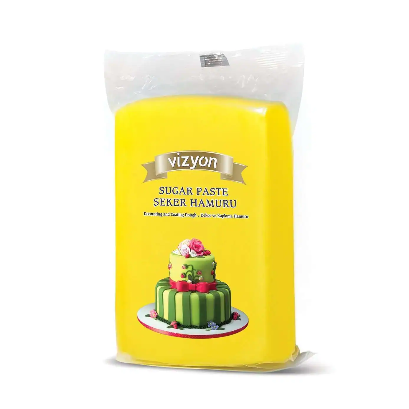 FONDANT YELLOW 1KG - VIZYON