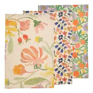TEA TOWEL SET/3 MIDSUMMER - ECOLOGY