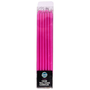 CANDLES PEARL PINK TALL 12CM - ICONIC