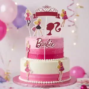 CAKE TOPPER 7PC SET BARBIE - CAKE CRAFT