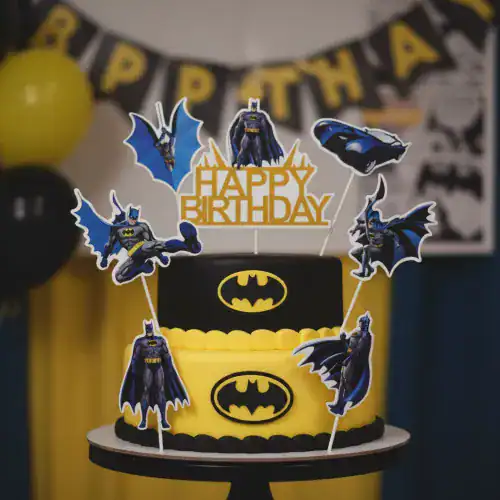 CAKE TOPPER 6PC BATMAN - CAKE CRAFT