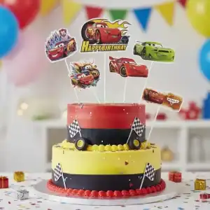 CAKE TOPPER 6PC CARS - CAKE CRAFT