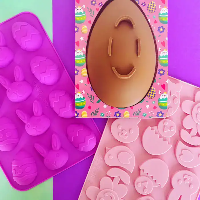 SILICON MOULD EASTER EGG & BUNNY RABBIT - CAKE CRAFT - Image 3