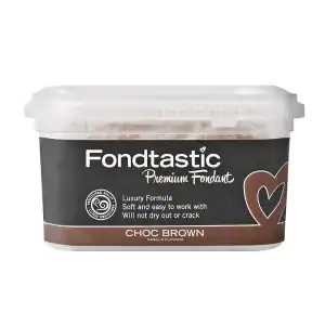 FONDANT CHOC BROWN 250G - FONTASTIC