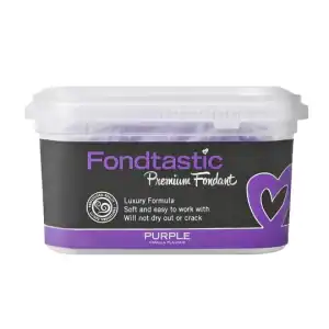FONDANT PURPLE 250G - FONDTASTIC