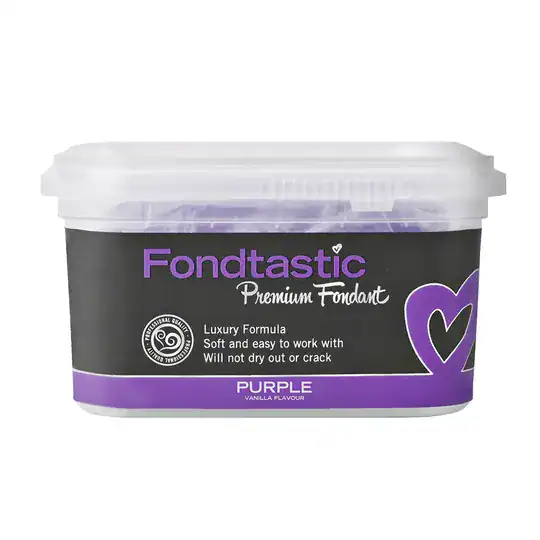 FONDANT PURPLE 250G - FONDTASTIC
