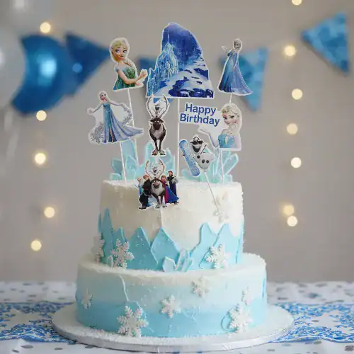 CAKE TOPPER 8PC FROZEN - CAKE CRAFT