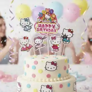 CAKE TOPPER 6PC HELLO KITTY - CAKE CRAFT