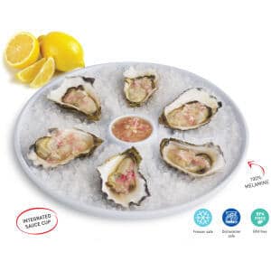 OYSTER SERVING TRAY MELMINE - AVANTI