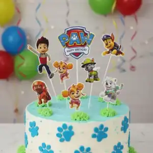 CAKE TOPPER 6PC PAW PATROL - CAKE CRAFT